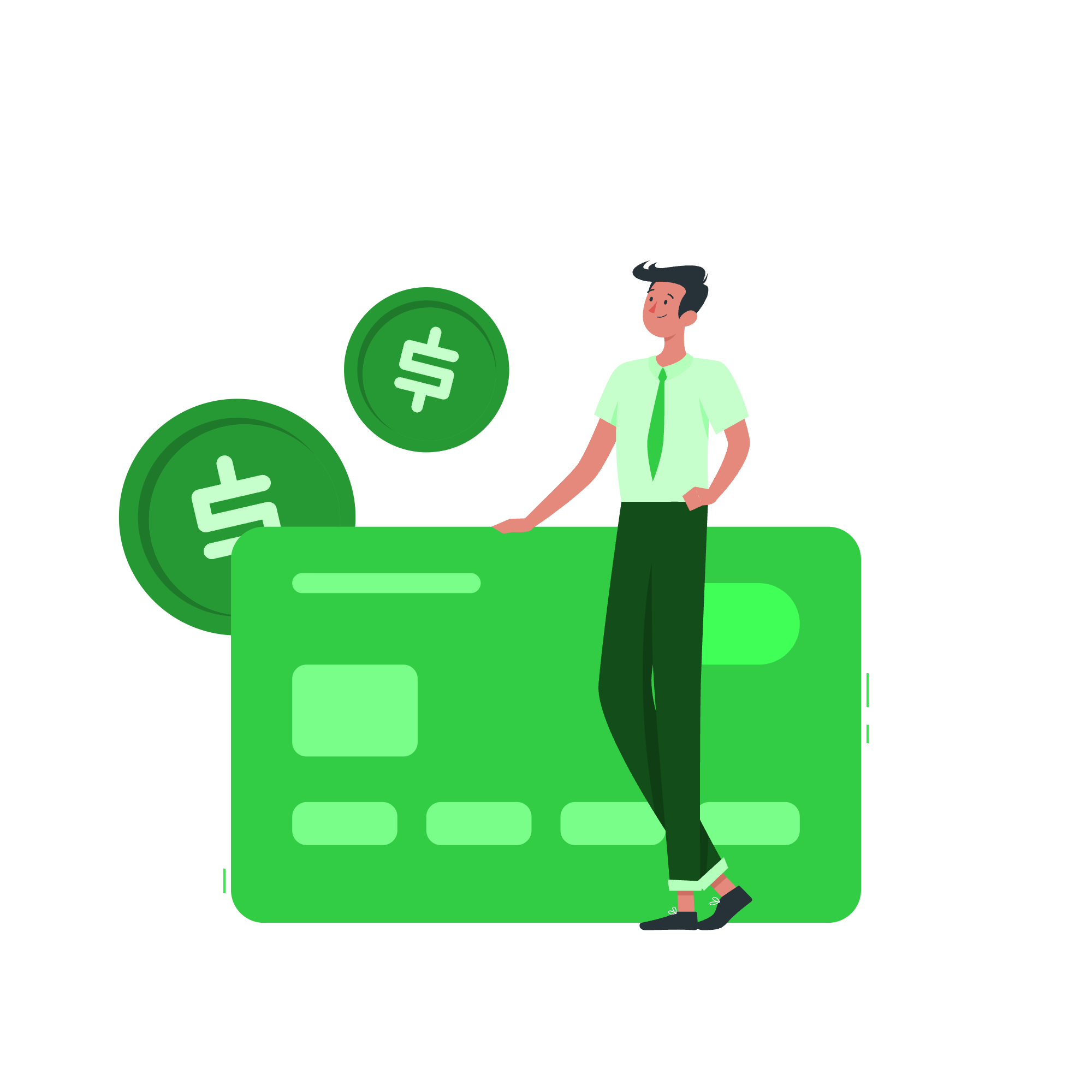 Credit card illustration