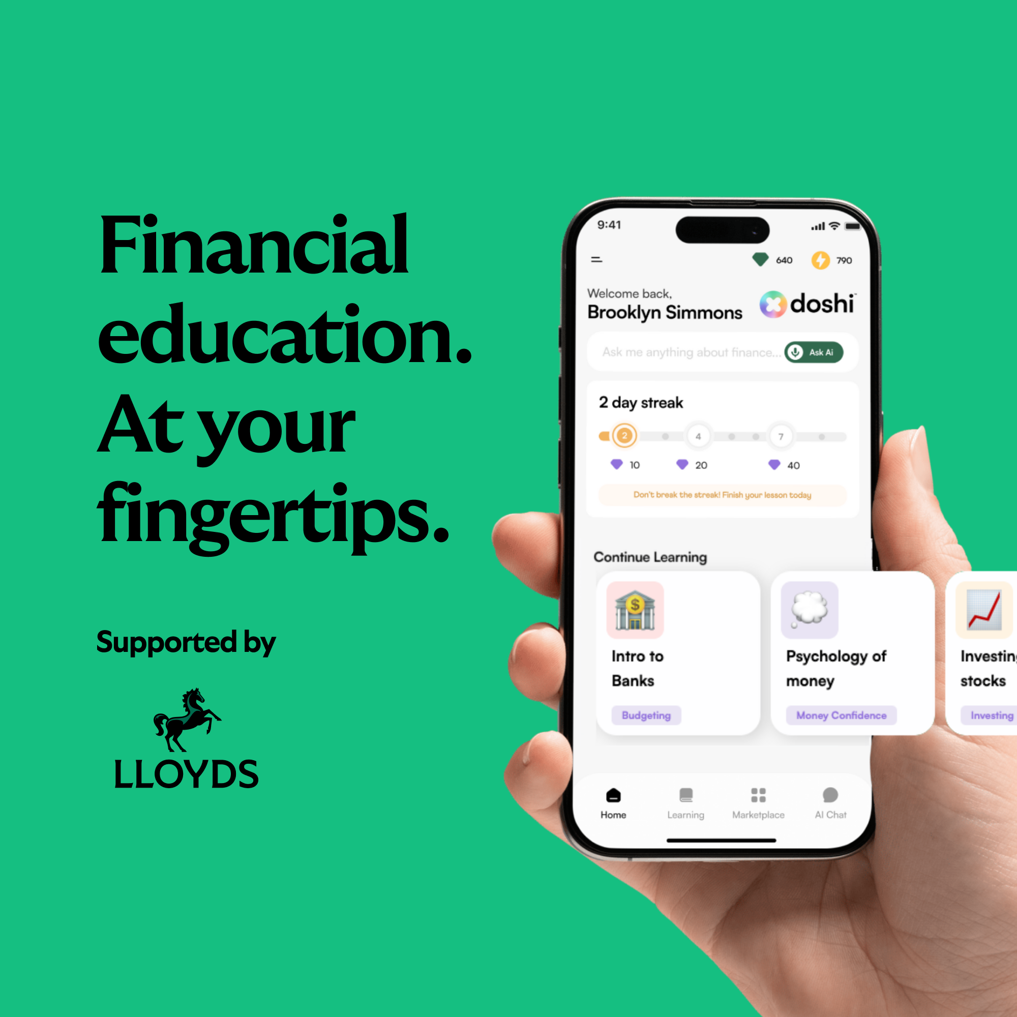 Doshi x Lloyds Underground Money campaign